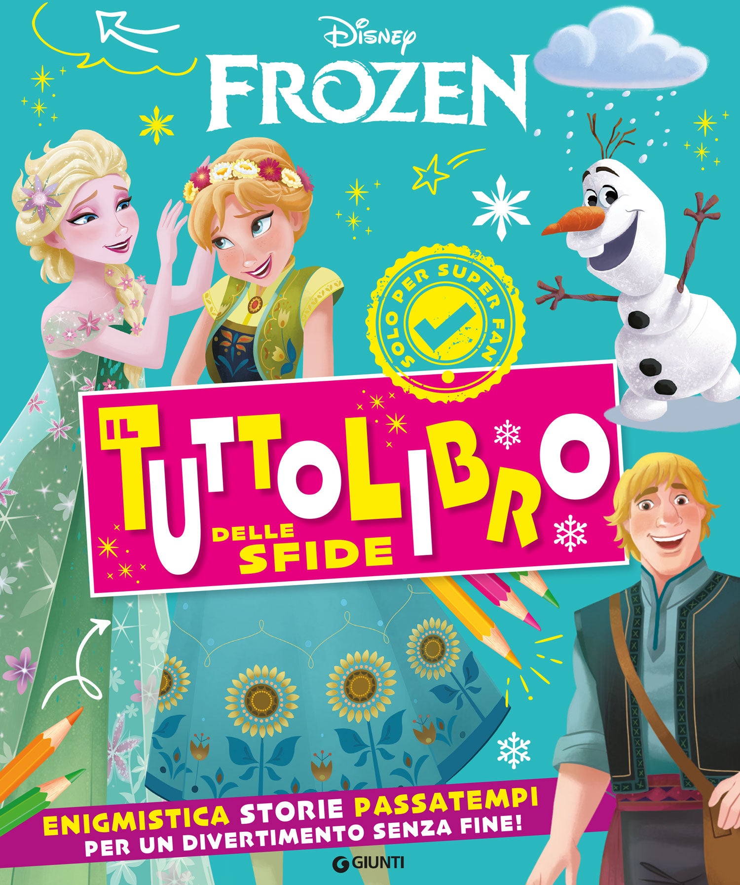 Frozen Il TuttoLibro delle sfide. Enigmistica Storie Passatempi per un divertimento senza fine