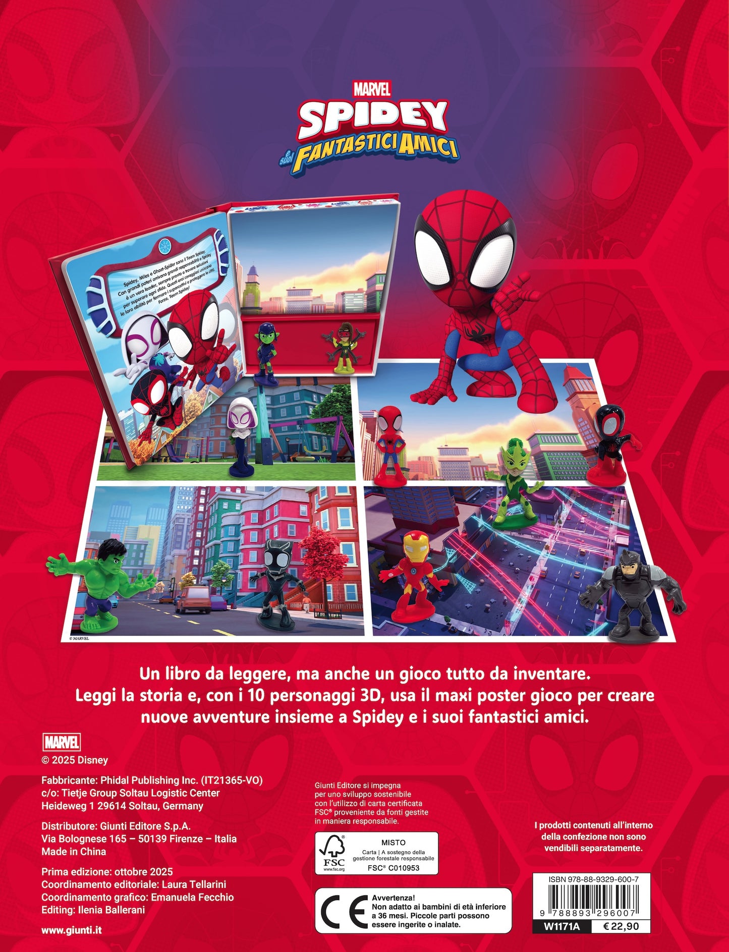 Spidey Maxi Box. Con 10 personaggi 3d, un libro e un maxi poster gioco