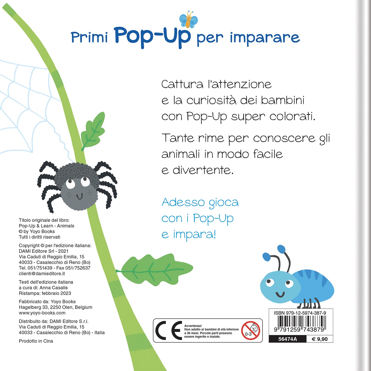 Animali. Primi pop-up per imparare