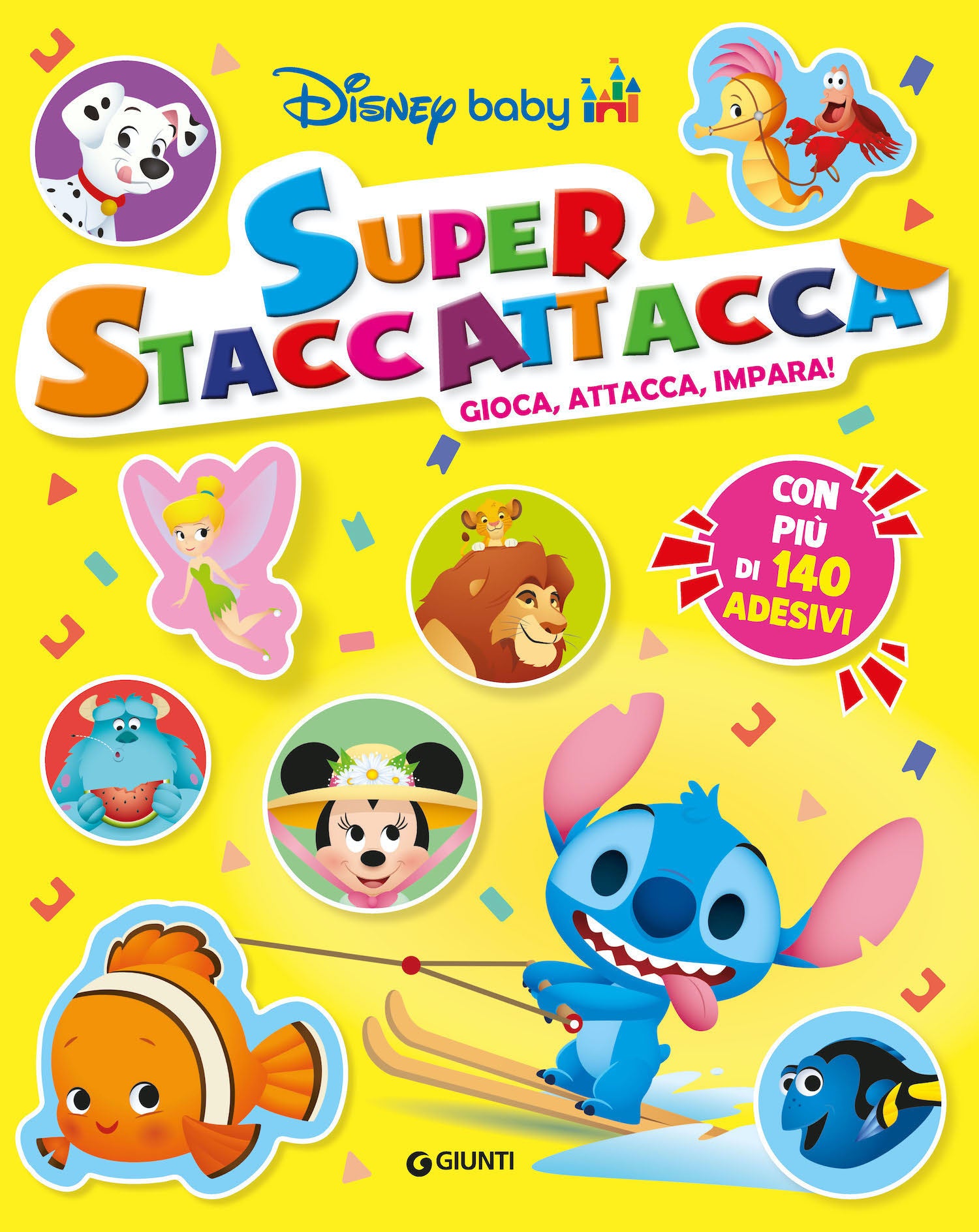 Disney Baby Super Staccattacca. Gioca, attacca, impara! Con più di 140 adesivi