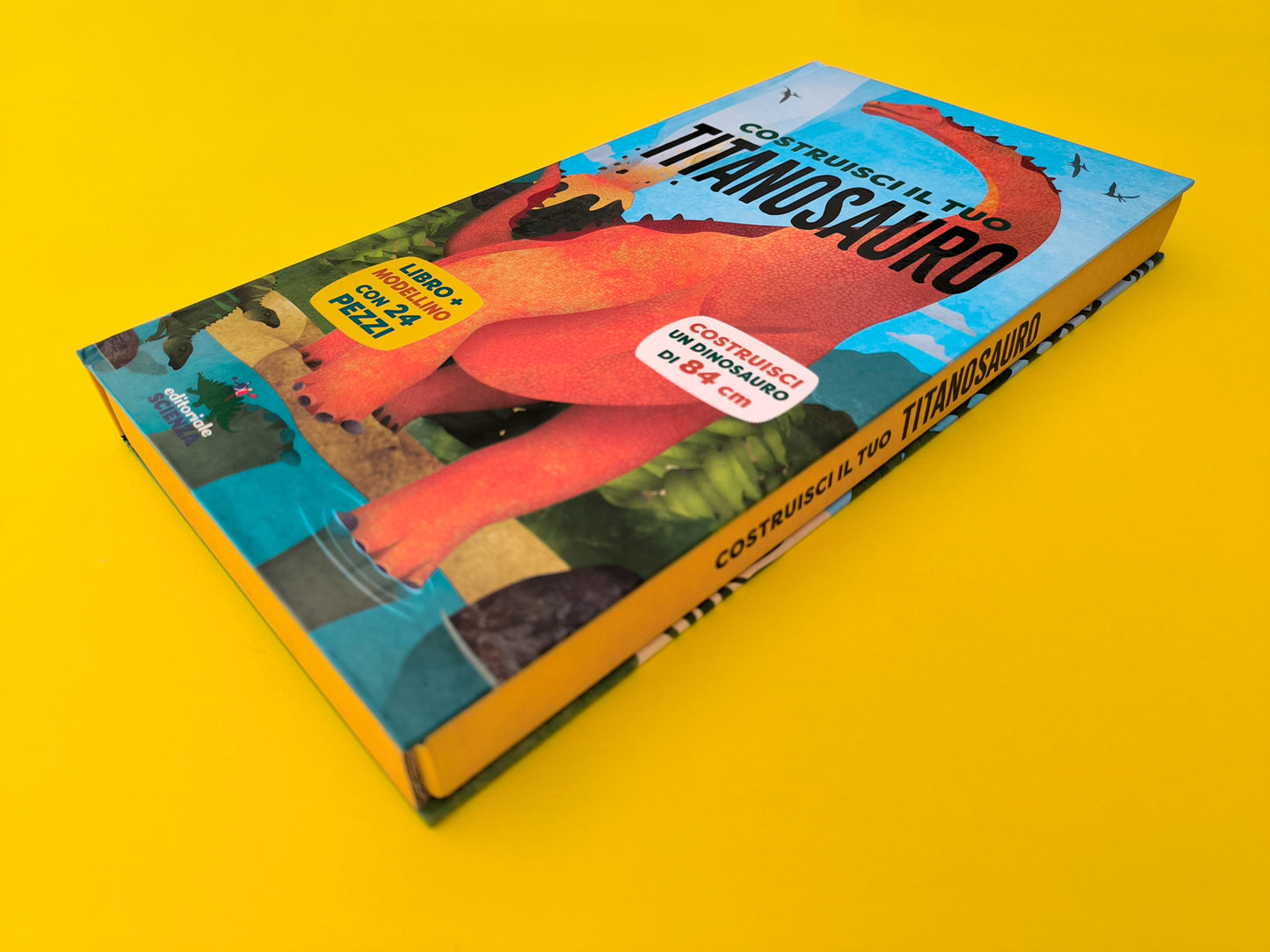 Costruisci il tuo titanosauro. Libro + modellino di 84 cm