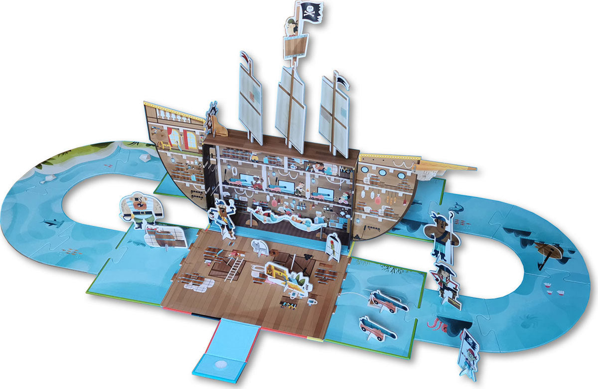 La nave pirata. divertimento da veri bucanieri