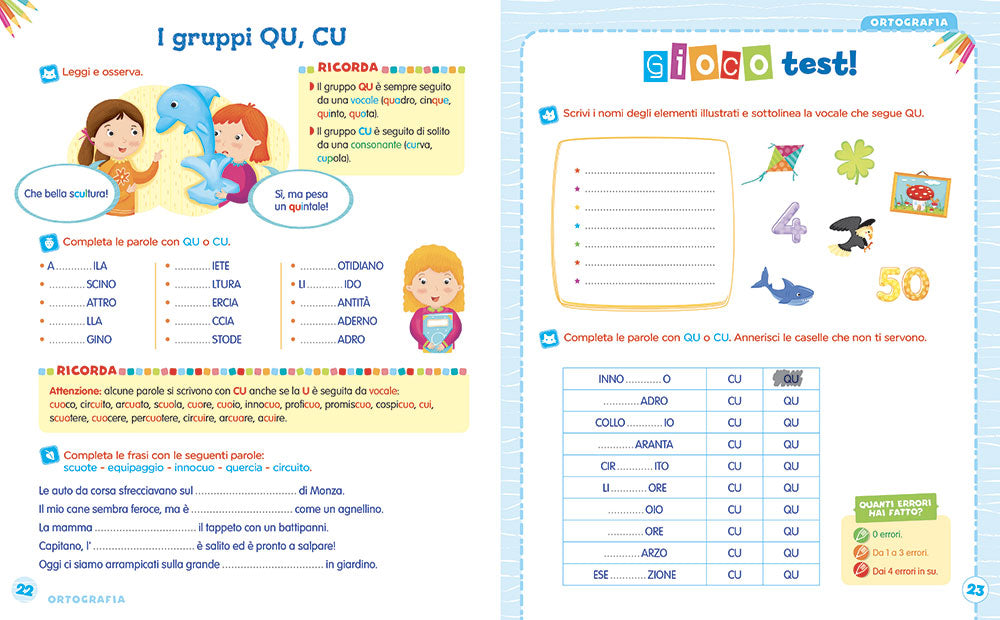 Imparo l'ortografia. Tante attività e giochi per non sbagliare più!