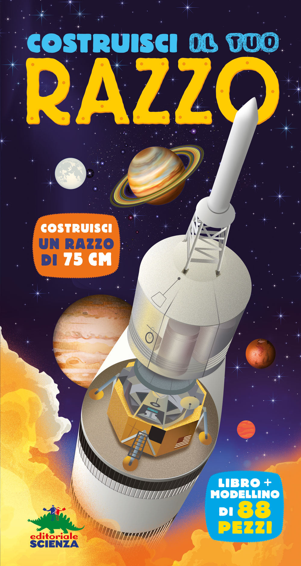 Costruisci il tuo razzo. Libro + modellino di 88 pezzi