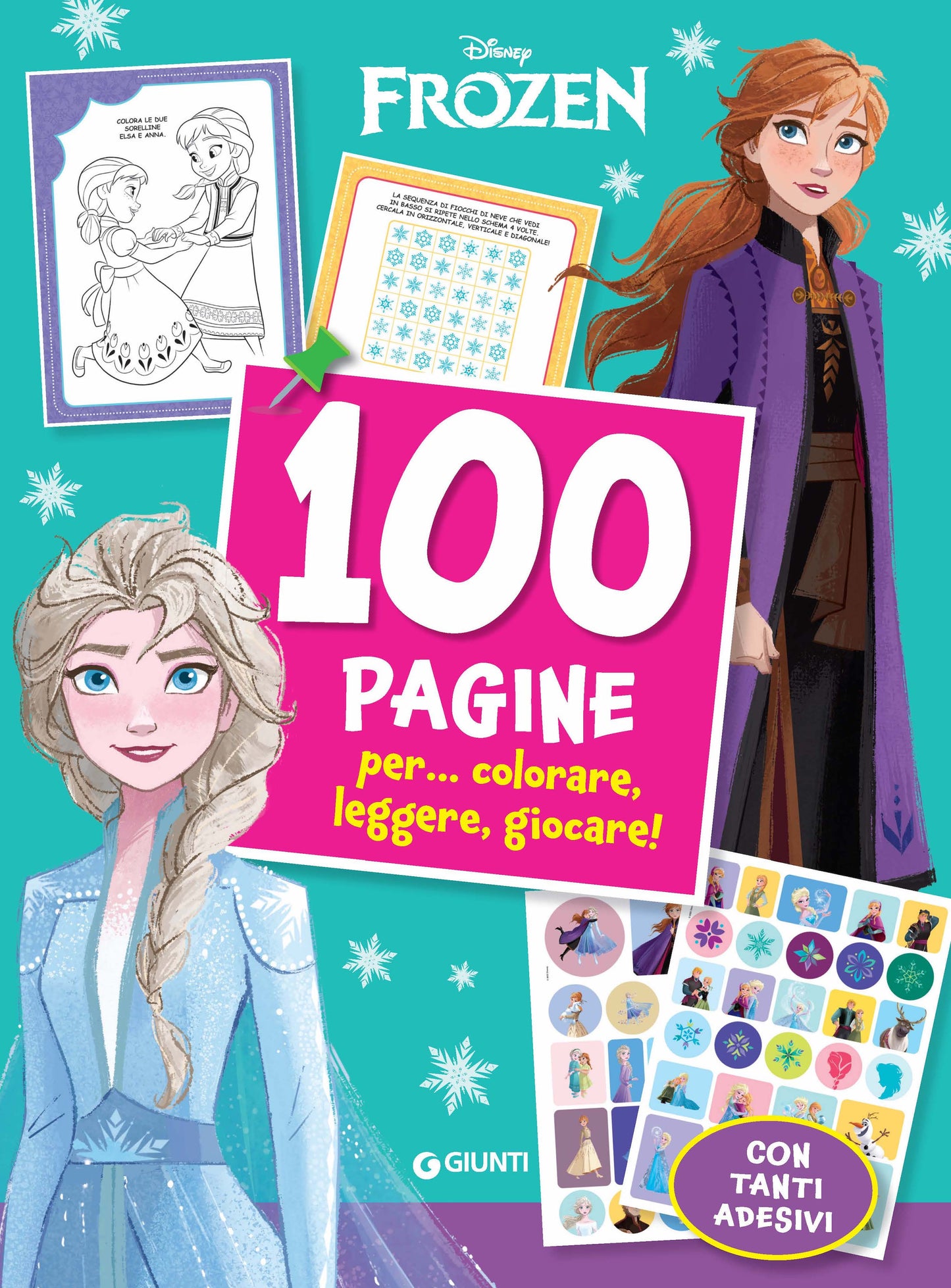 Frozen 100 Pagine per... colorare, leggere, giocare!