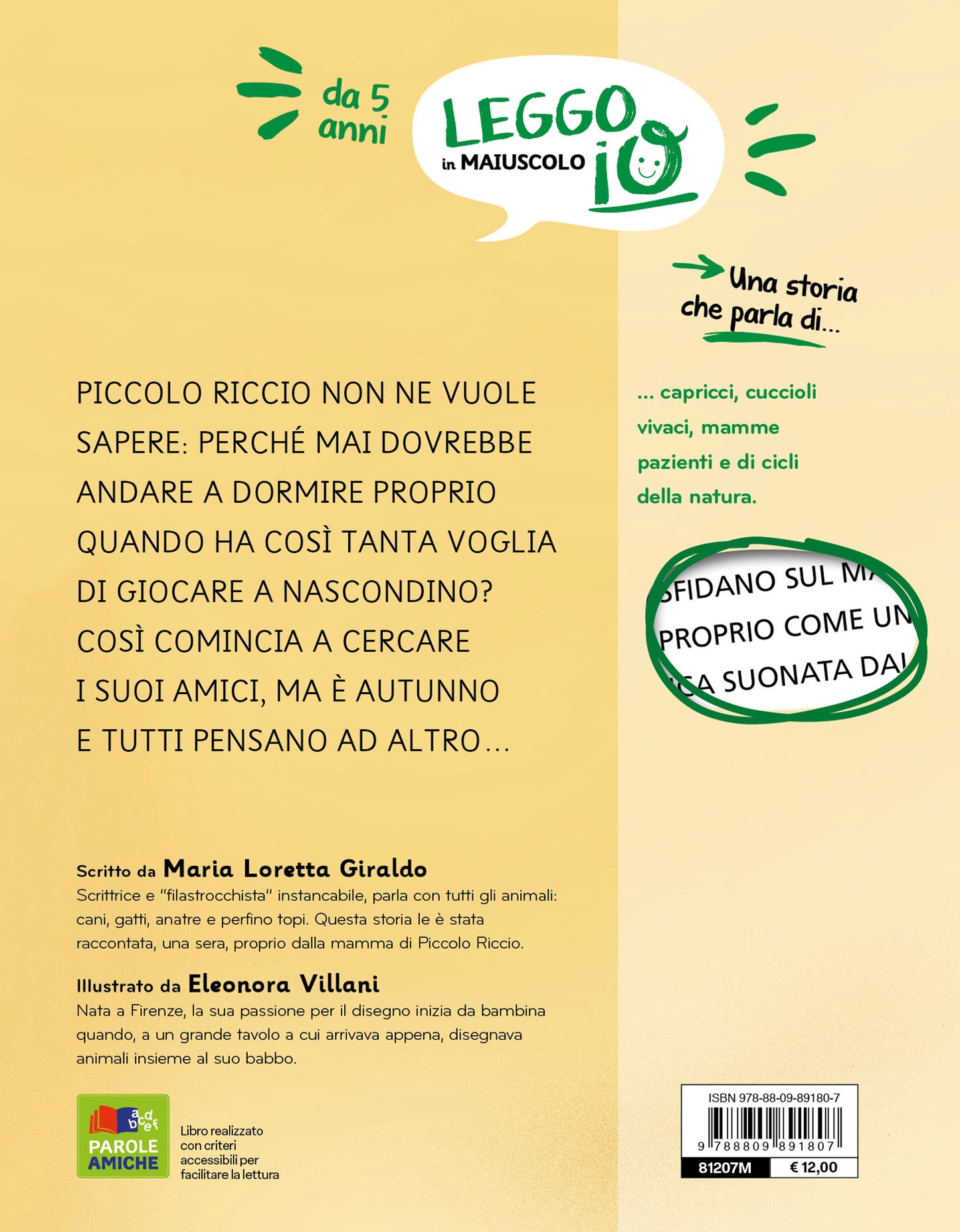 Piccolo Riccio non vuole dormire