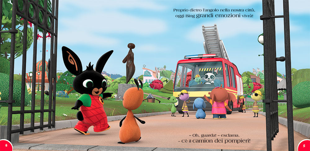 Bing. Il camion dei pompieri