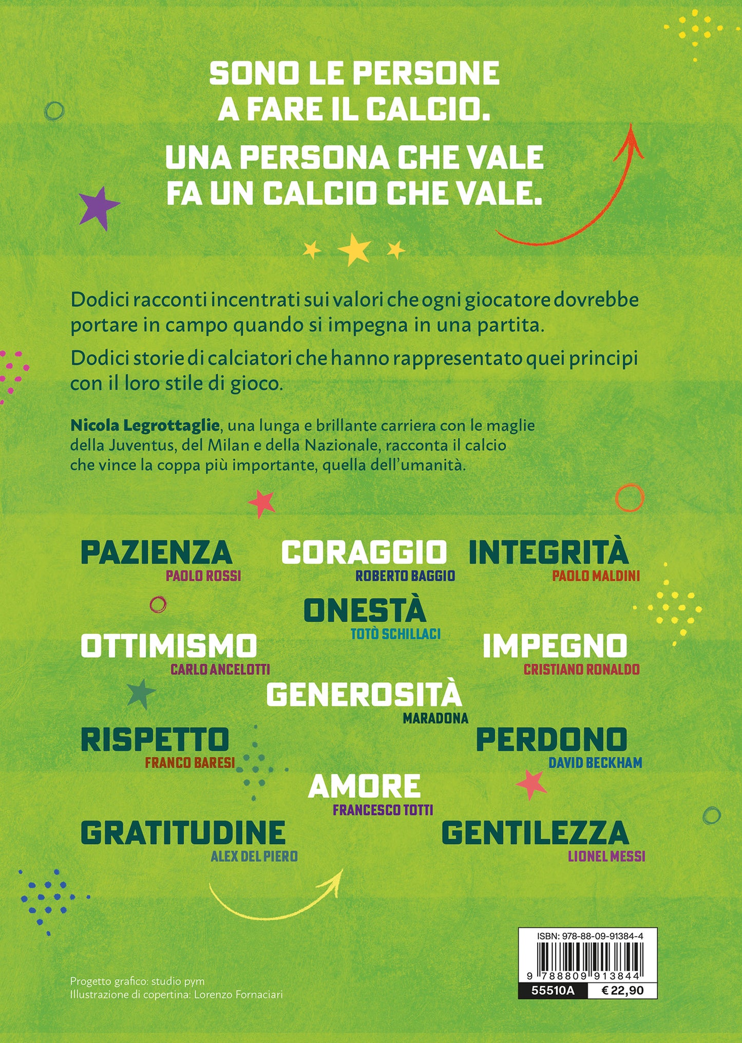 12 in campo. I valori del calcio