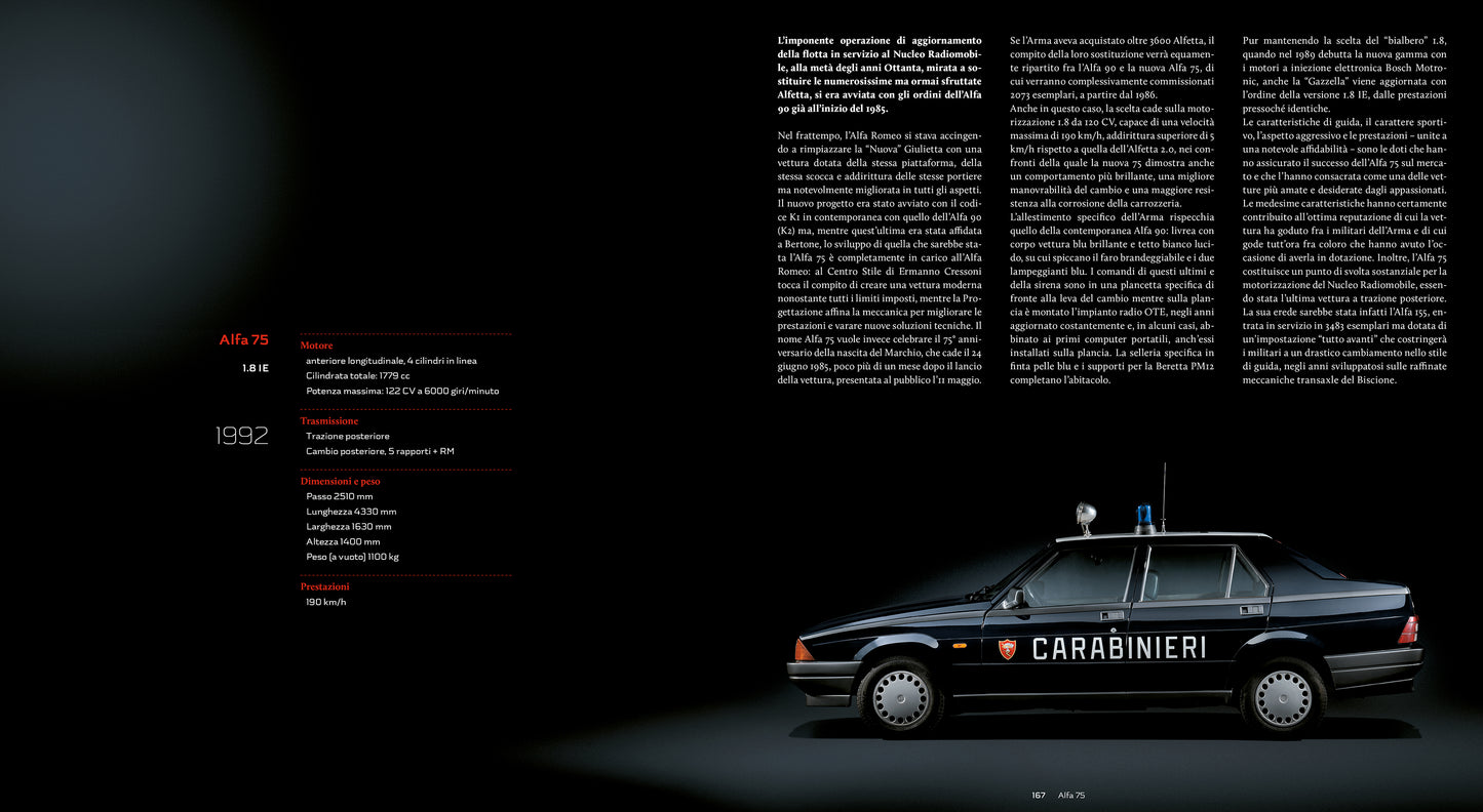 Carabinieri e Alfa Romeo . Al servizio del Paese