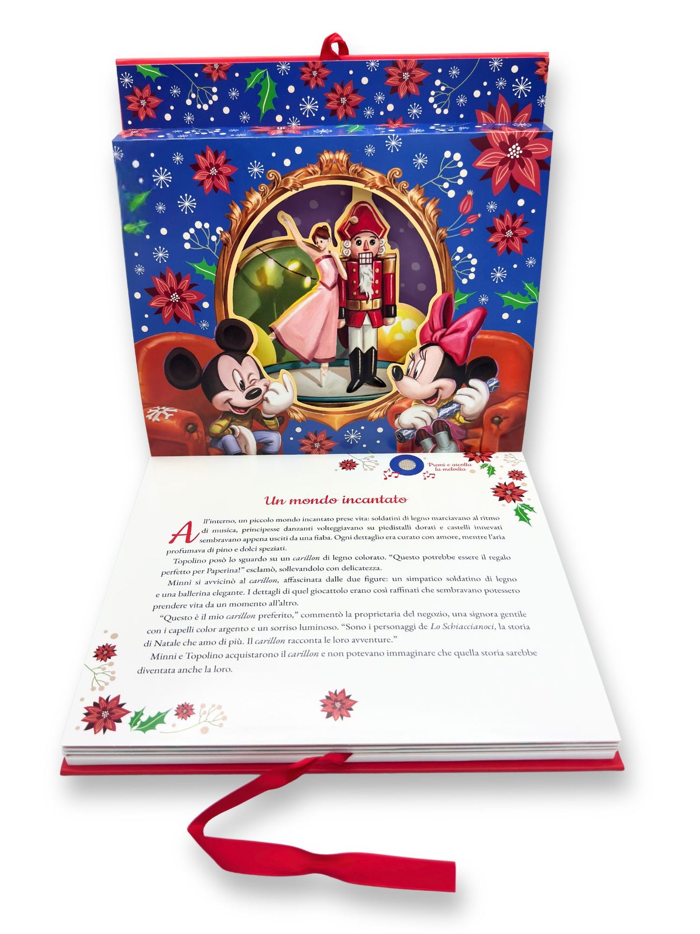 Disney Lo Schiaccianoci con Topolino e Minni I grandi Pop-up 3d musicali. Premi la nota, ascolta la melodia
