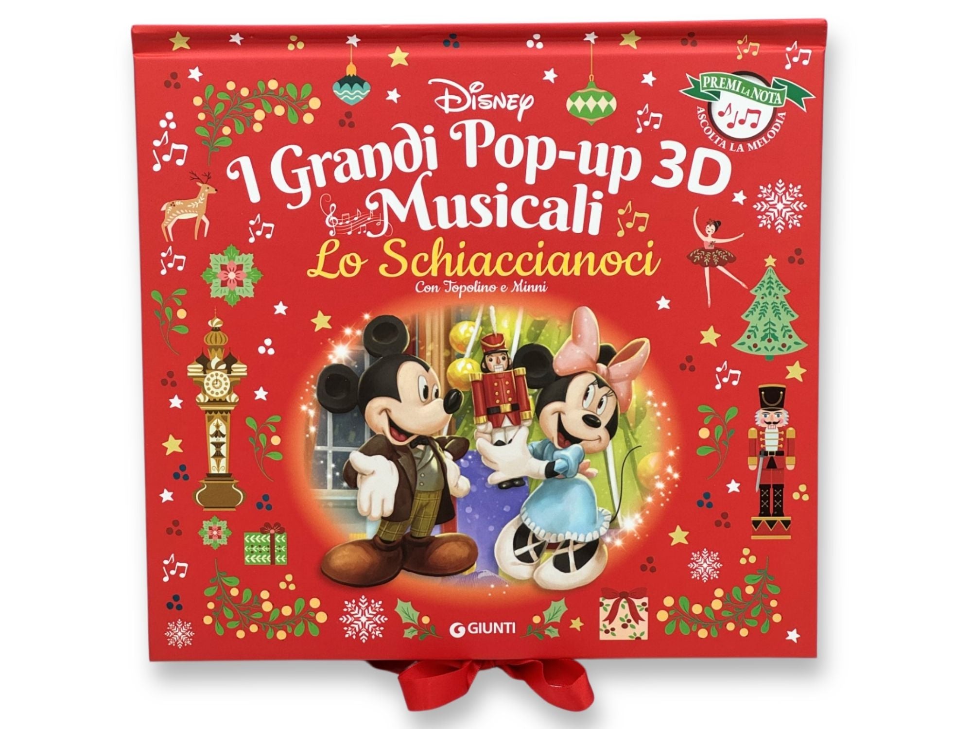 Disney Lo Schiaccianoci con Topolino e Minni I grandi Pop-up 3d musicali. Premi la nota, ascolta la melodia