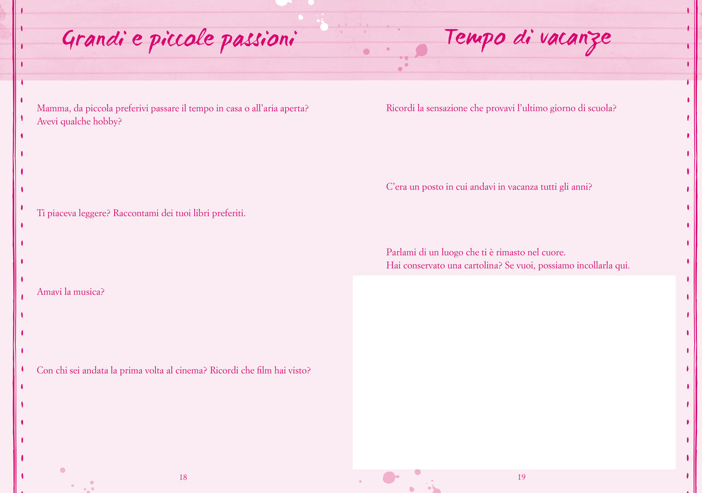 MAMMA, SCRIVIAMO LA TUA STORIA