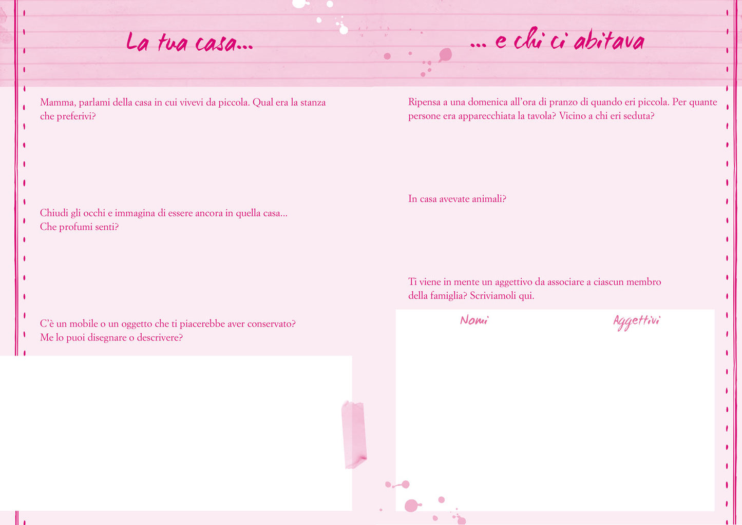 MAMMA, SCRIVIAMO LA TUA STORIA