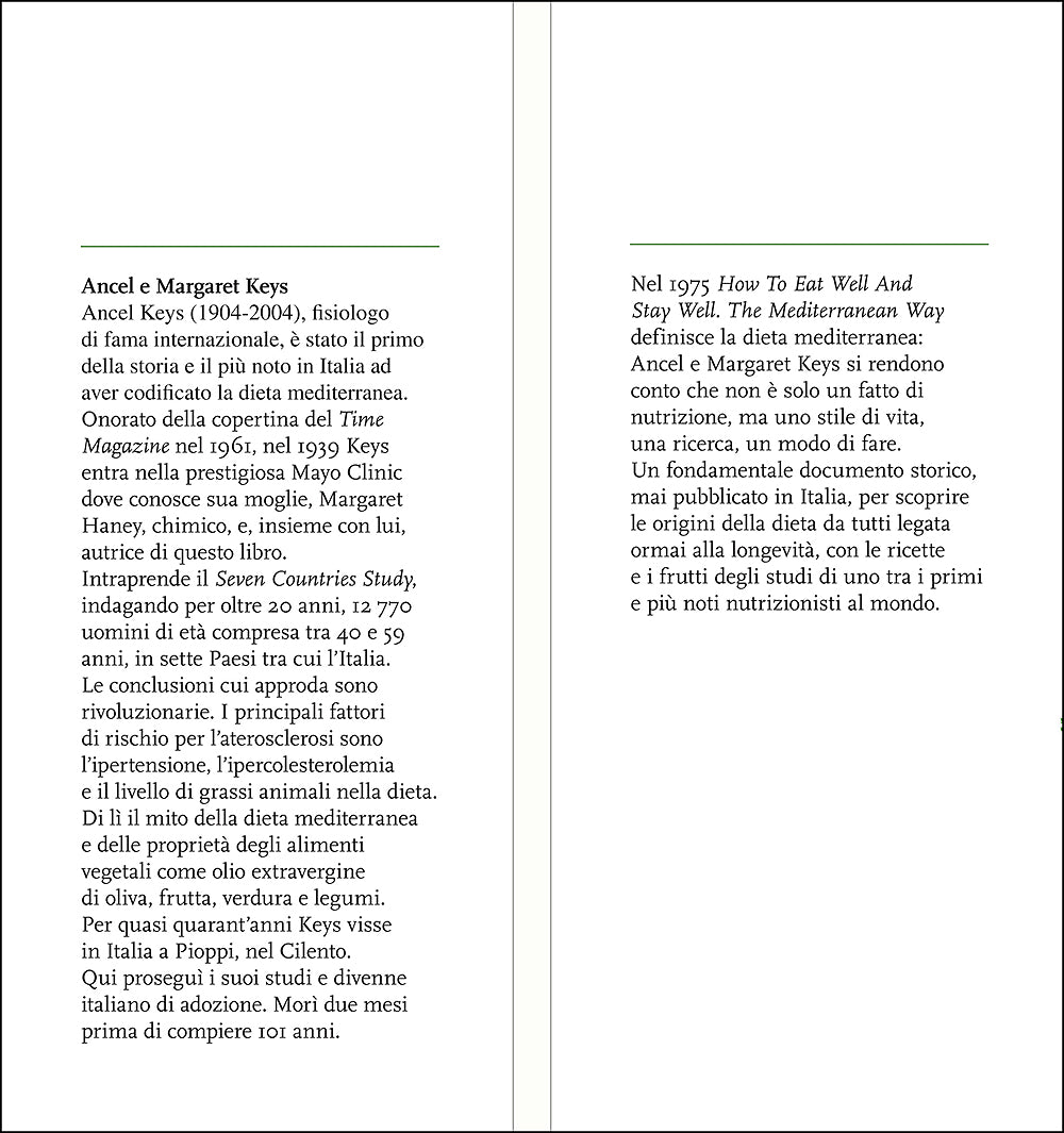 La dieta mediterranea. Come mangiare bene e stare bene