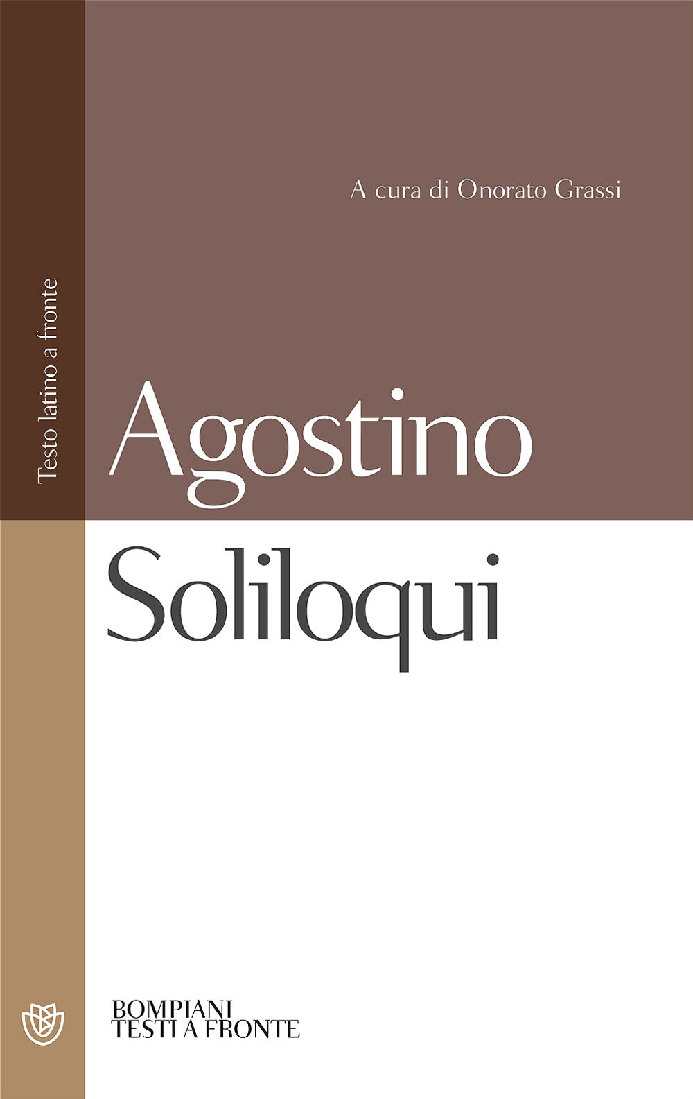 Soliloqui. Testo latino a fronte