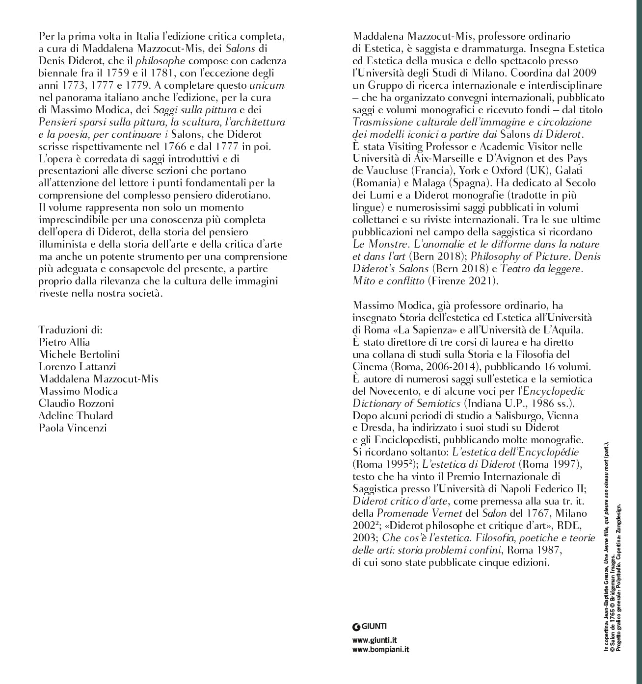 I Salons. Con i Saggi sulla pittura e i Pensieri sparsi