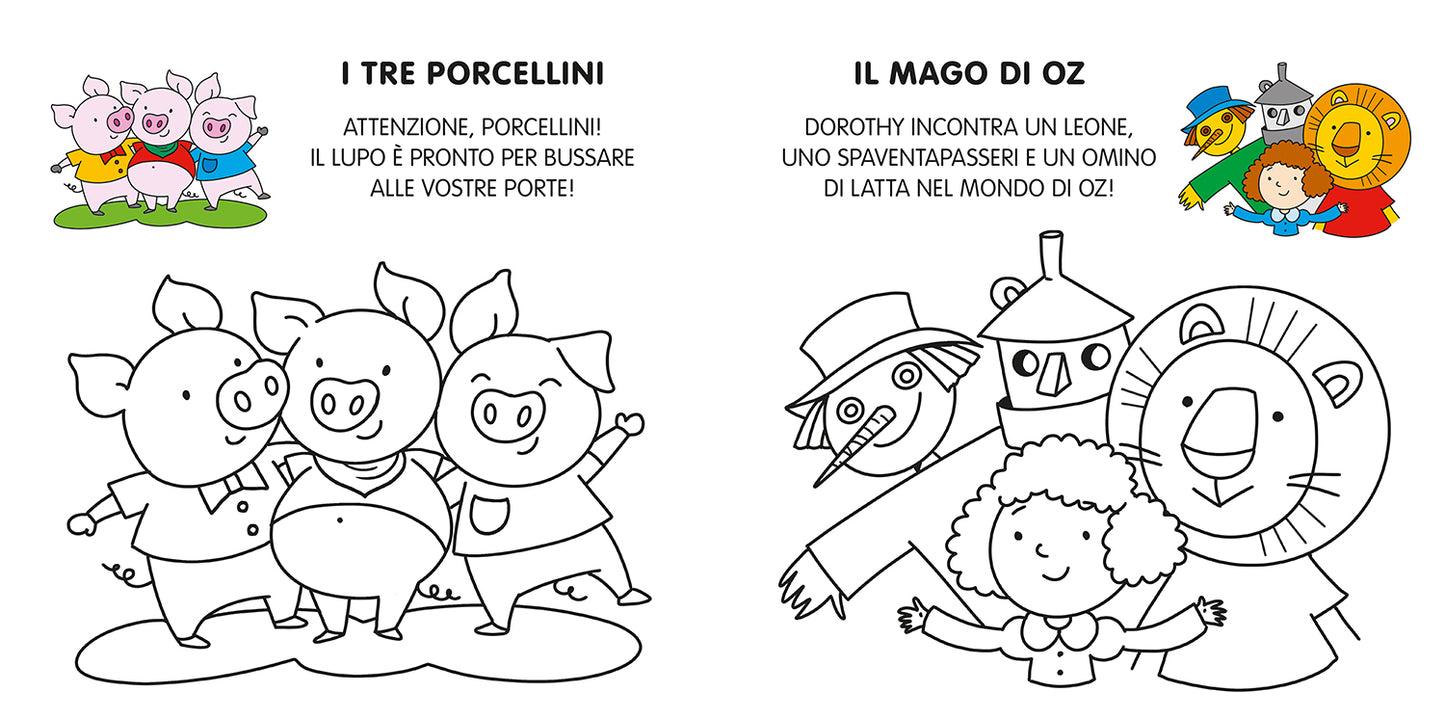 Le mie prime fiabe da colorare