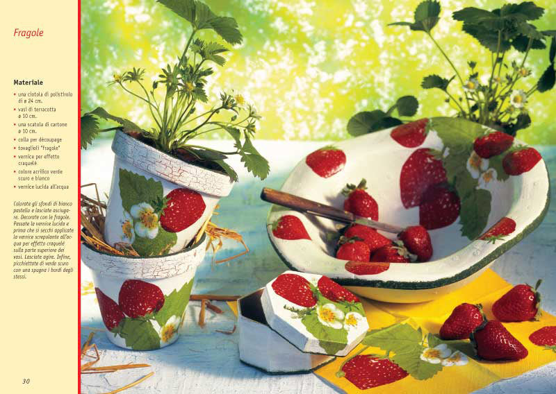 Decoupage con i tovaglioli