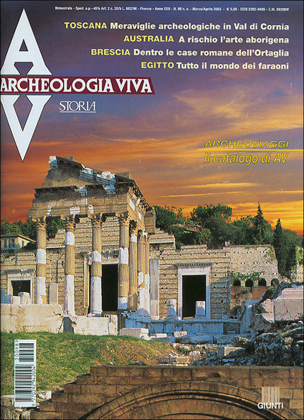 Archeologia Viva n. 98 - marzo/aprile 2003. Rivista bimestrale