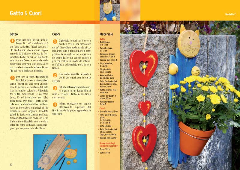 Semplici idee in legno per la casa ed il giardino. con 1 cartamodello