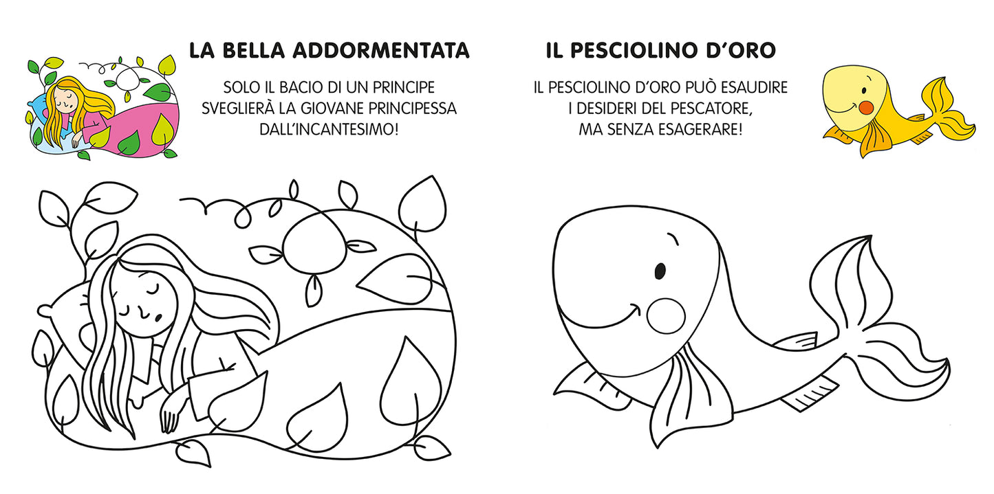 Le mie prime fiabe da colorare