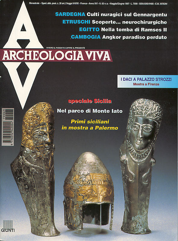 Archeologia Viva n. 63 - maggio/giugno 1997. Rivista bimestrale