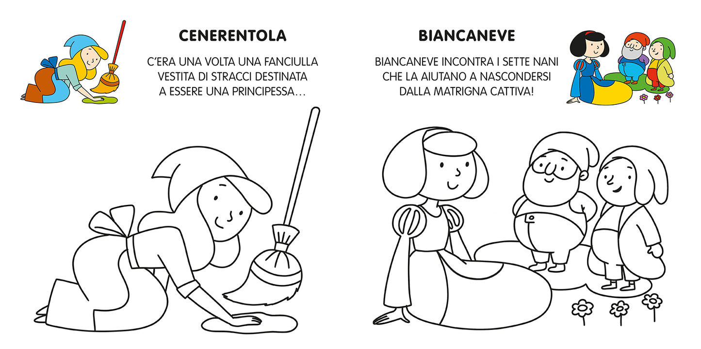 Le mie prime fiabe da colorare