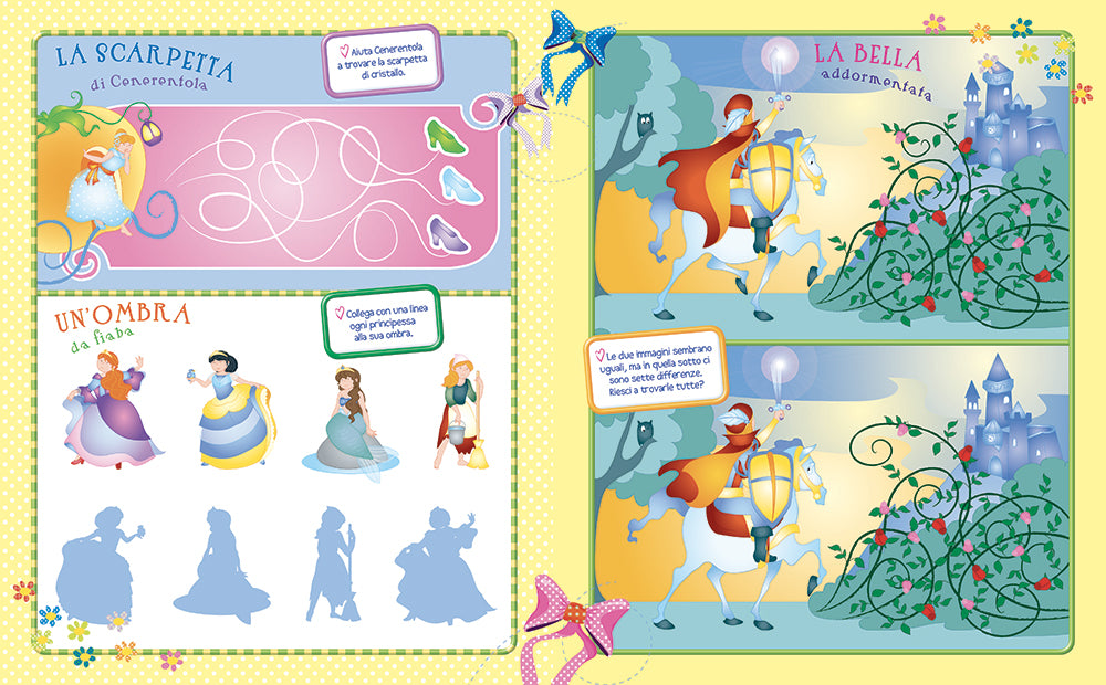 Fare e giocare con fate, principesse e ballerine. Con tanti stickers