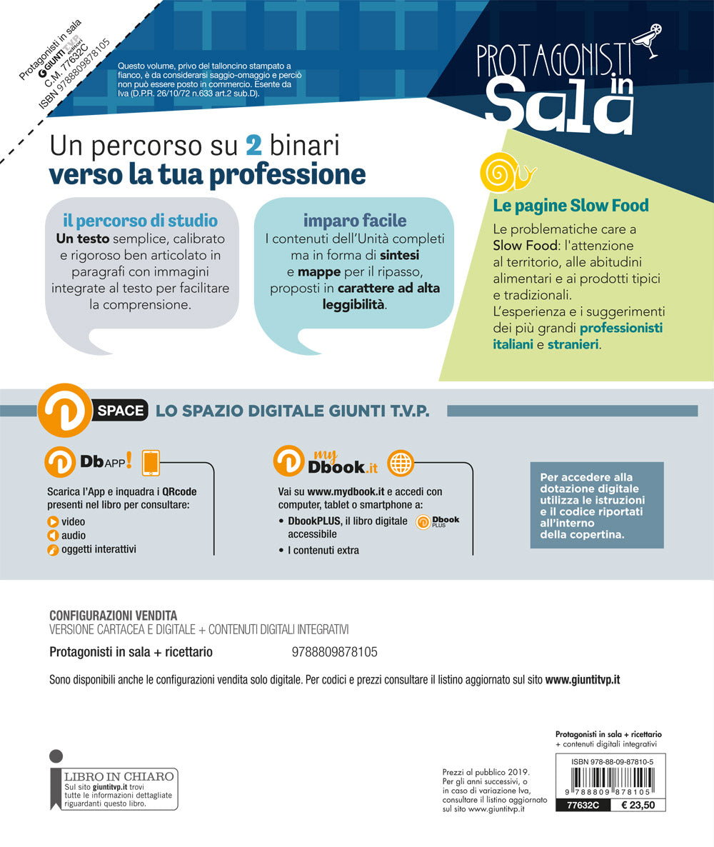 Protagonisti in Sala + Ricettario