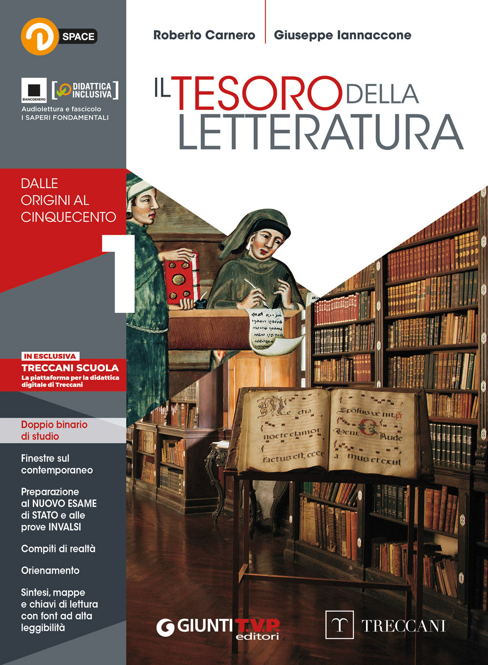 Il tesoro della letteratura vol 1 + Palestra di Scrittura + Antologia della Divina Commedia Confezione Vendita