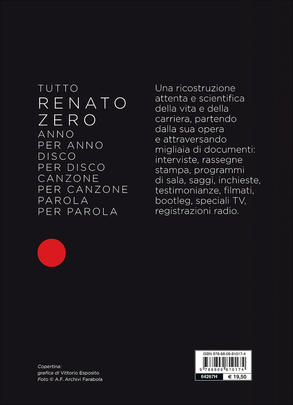 Universo Zero. Il romanzo di Renato