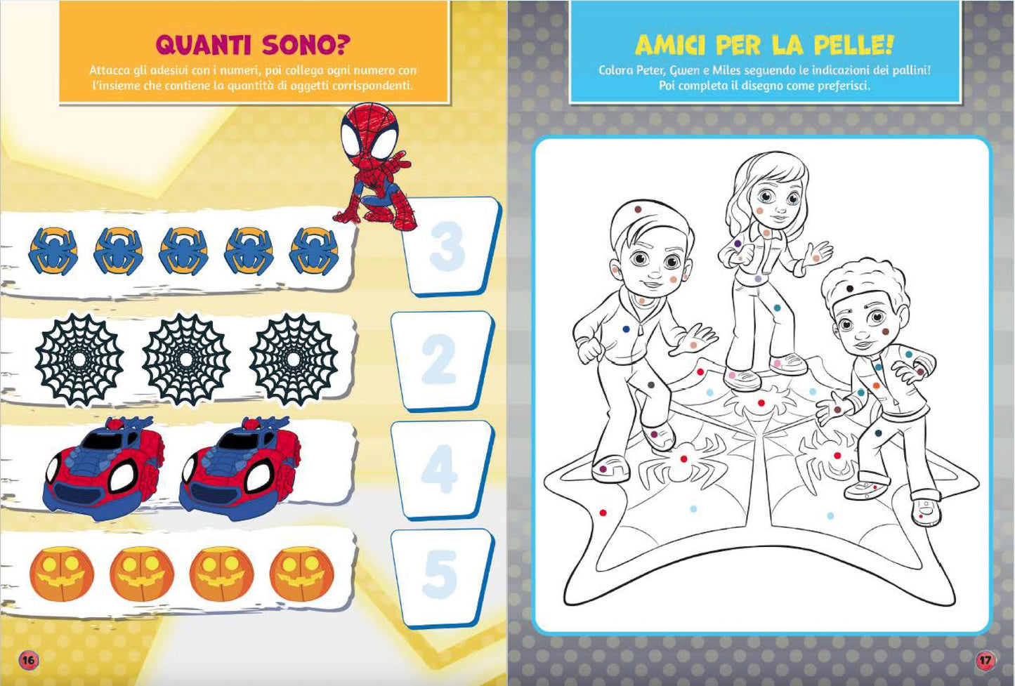 Spidey 500 Sticker - Con i tuoi supereroi preferiti