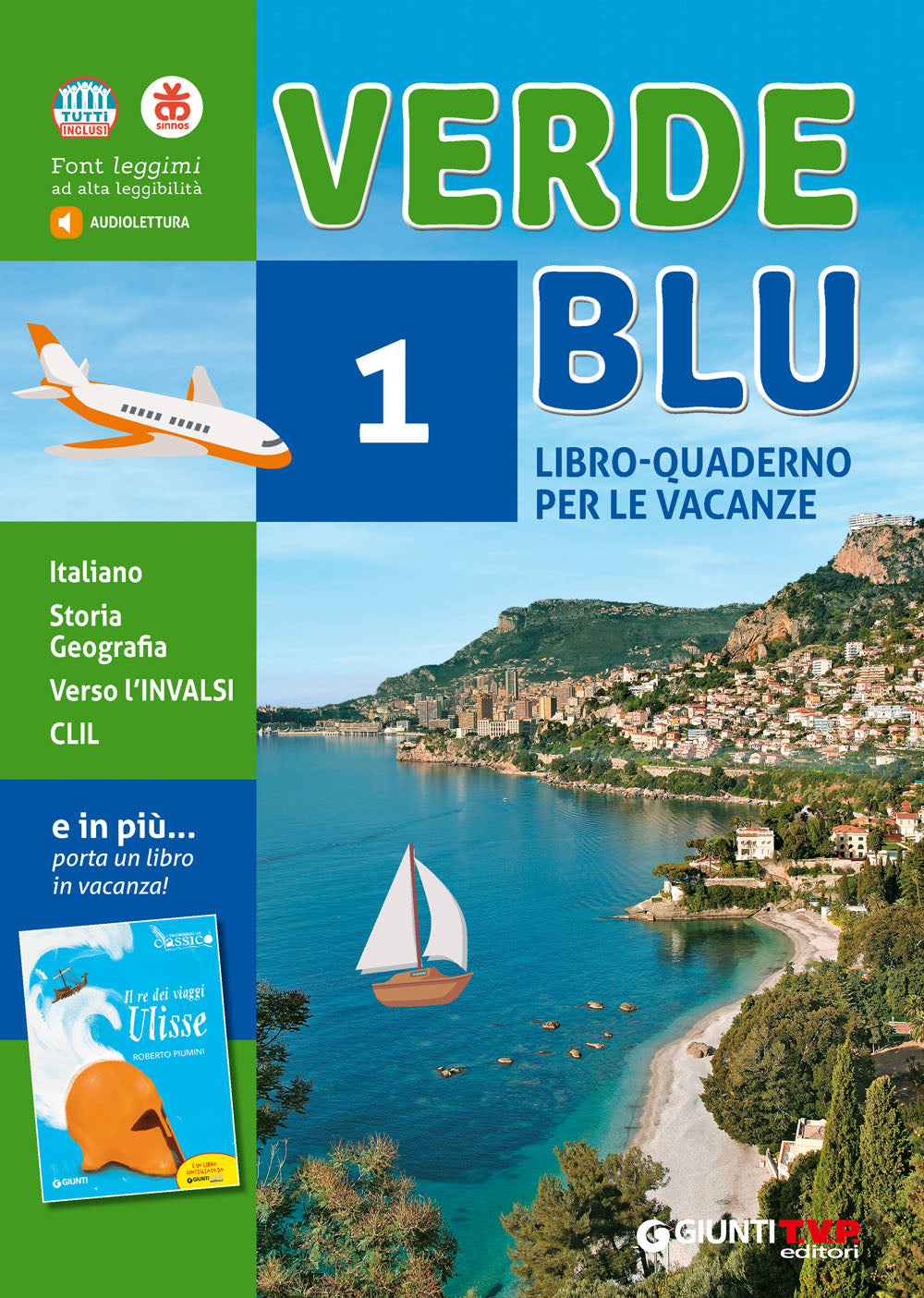 Verdeblu 1 + Il re dei viaggi Ulisse. Libro-quaderno di Italiano, Storia e Geografia per le vacanze