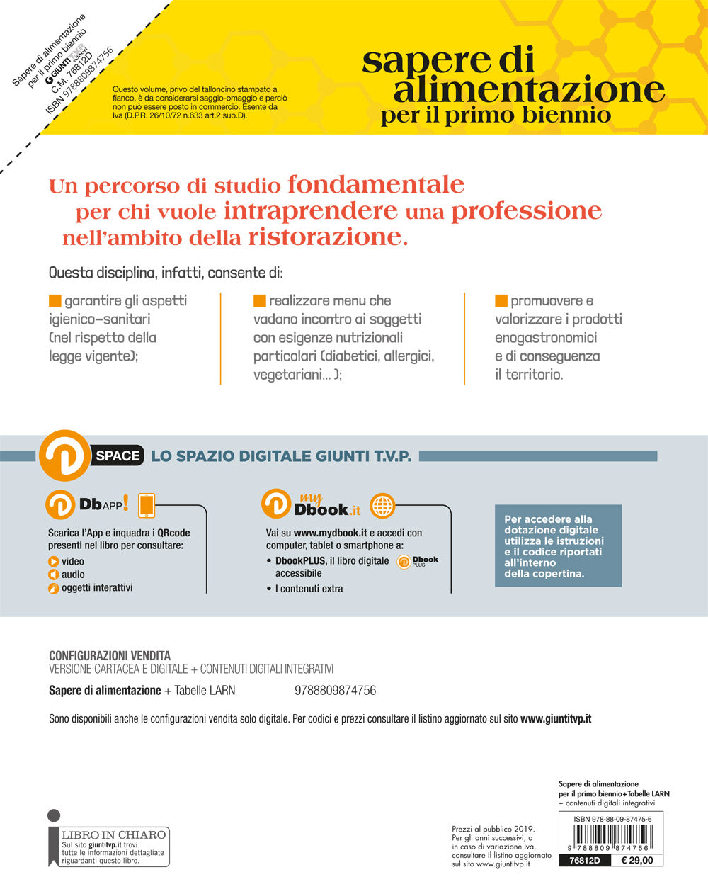 Sapere di Alimentazione + Tabelle Larn