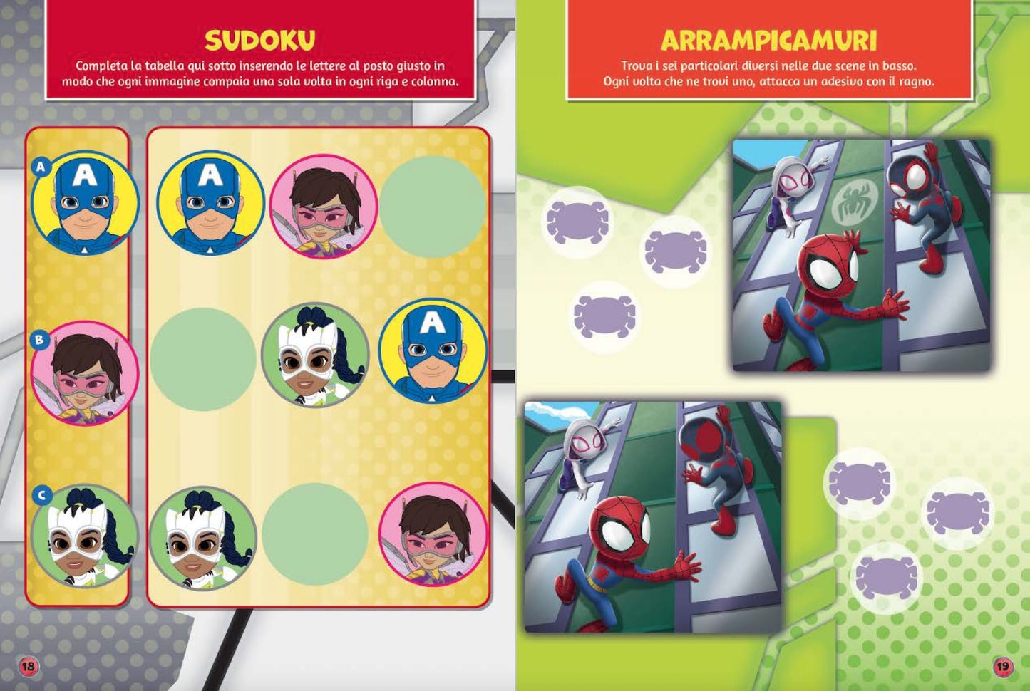 Spidey 500 Sticker - Con i tuoi supereroi preferiti