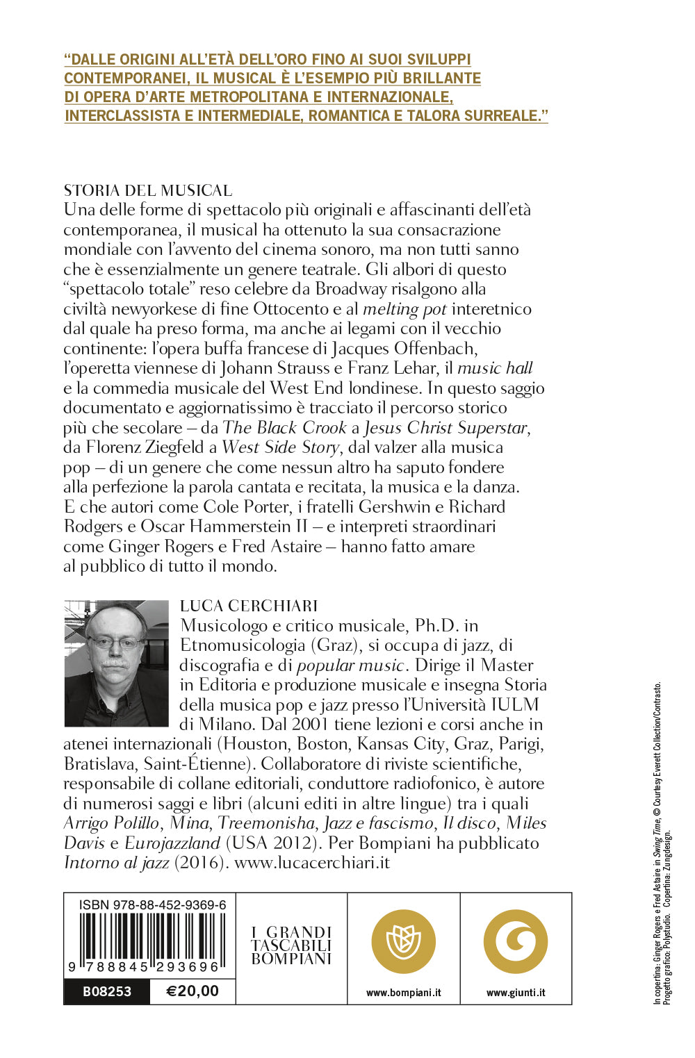 Storia del musical. Teatro e cinema da Offenbach alla musica pop