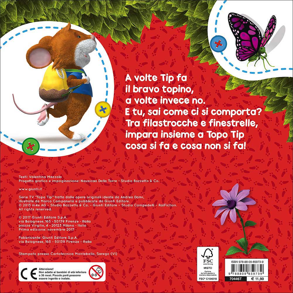 Topo Tip. Le regole del bravo topino. Un libro con le finestrelle