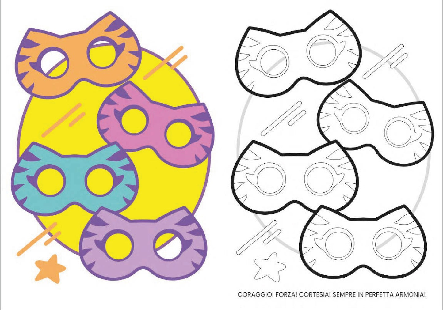 Super Kitties Primo album da colorare. Zampette coraggiose