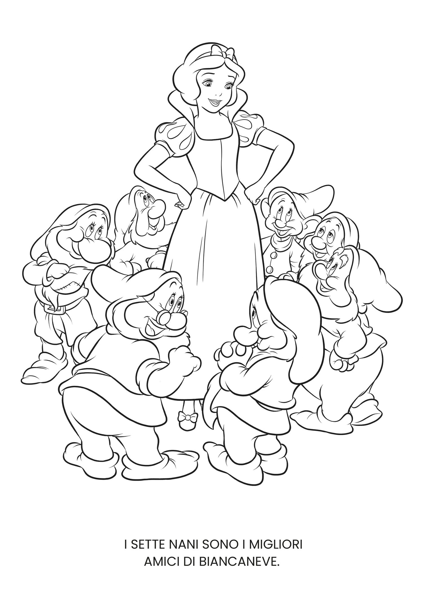 Principesse Amiche dei boschi Primo album da colorare Disney