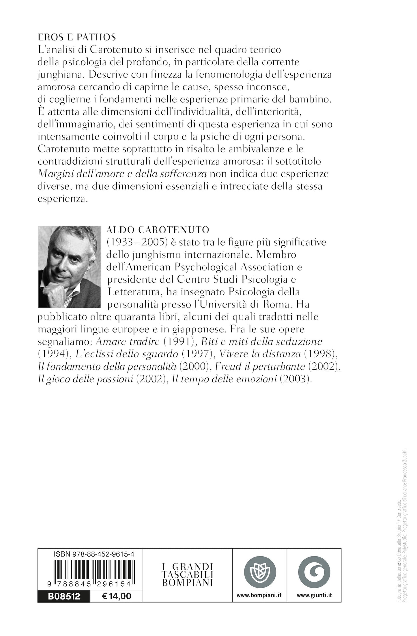 Eros e Pathos. Margini dell'amore e della sofferenza