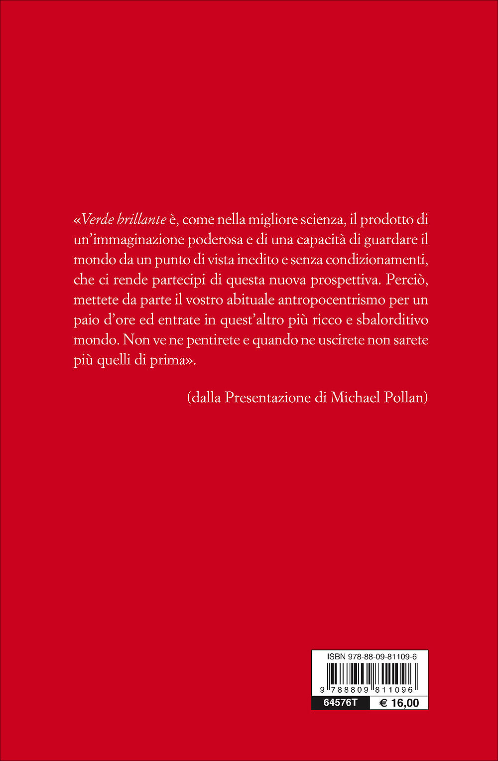 Verde brillante. Sensibilità e intelligenza del mondo vegetale