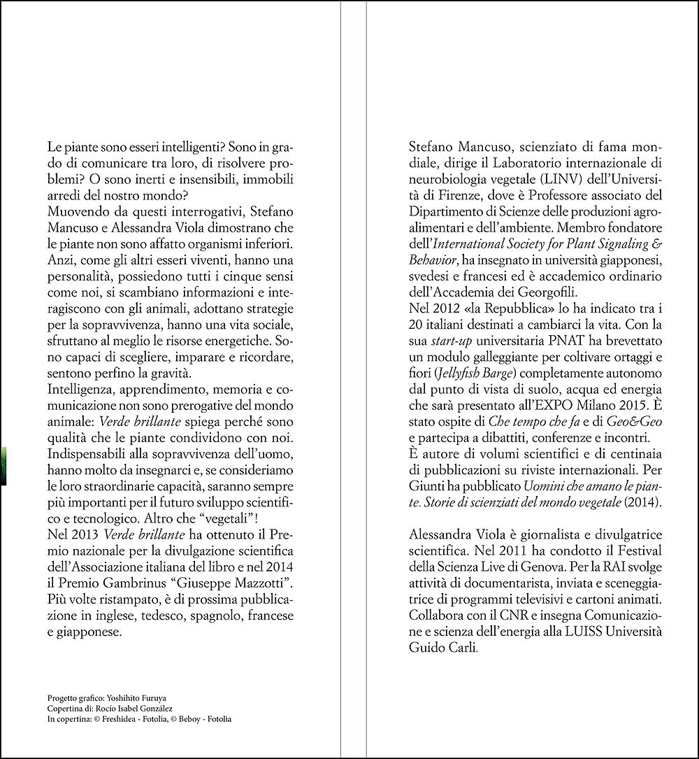 Verde brillante. Sensibilità e intelligenza del mondo vegetale