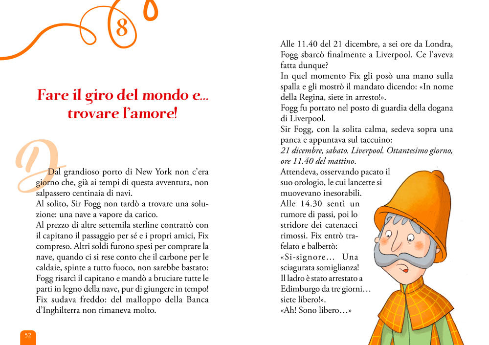 Il giro del mondo in 80 giorni. Adattamento a misura di bambino