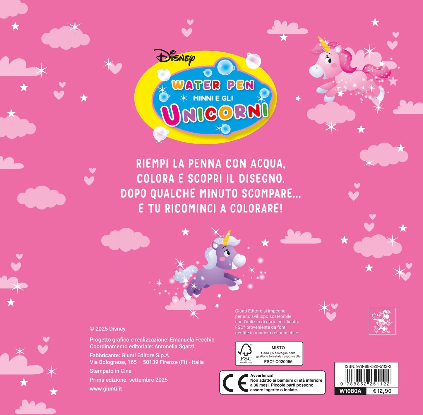 Minni e gli unicorni Water pen