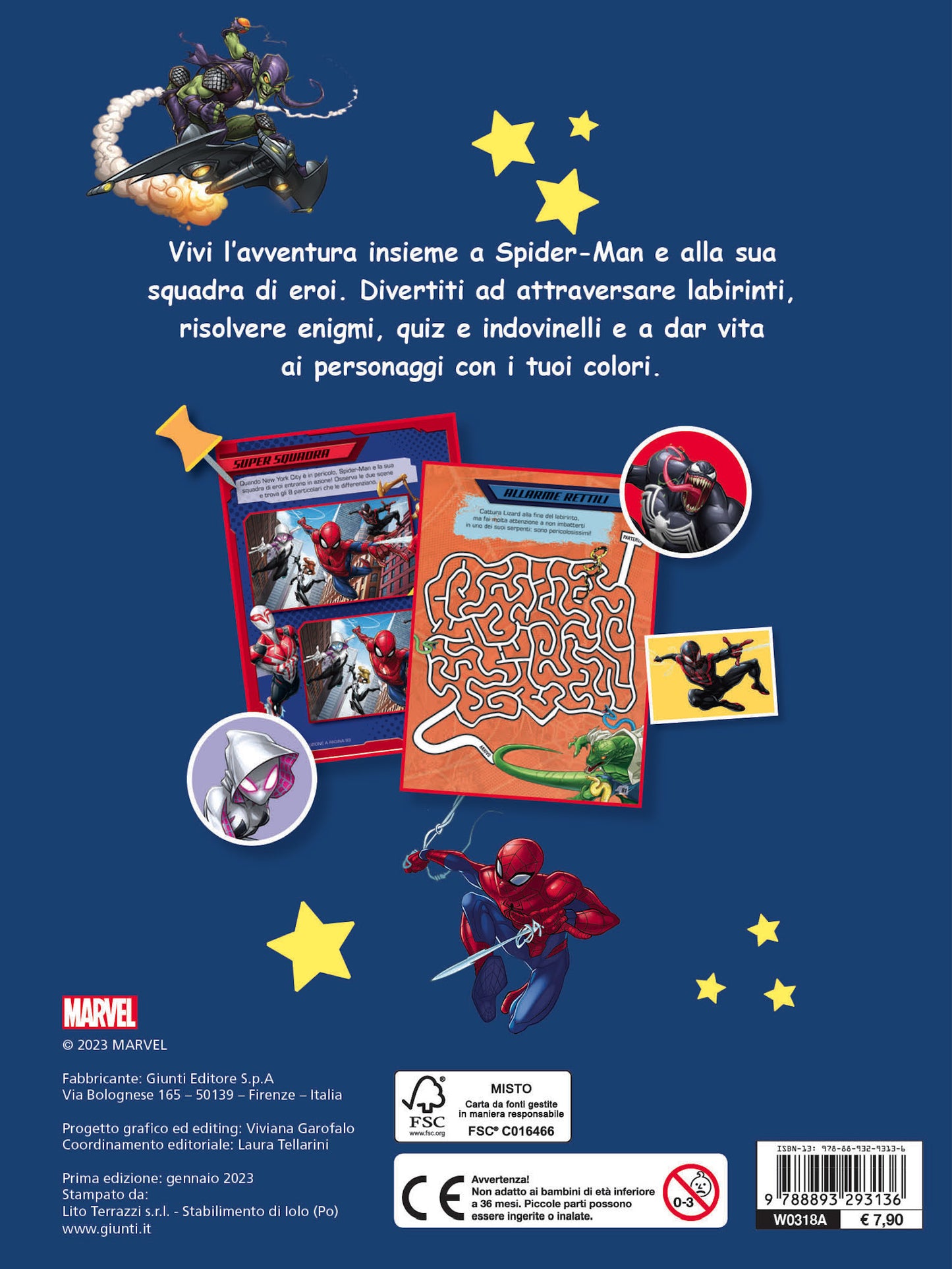 Spiderman 100 Sfide Attività e giochi. Con tanti adesivi