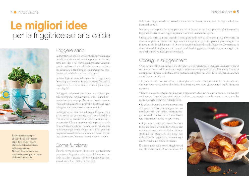 Friggitrice ad aria. Ricettario facile, gustoso e salutare per friggere, grigliare e arrostire