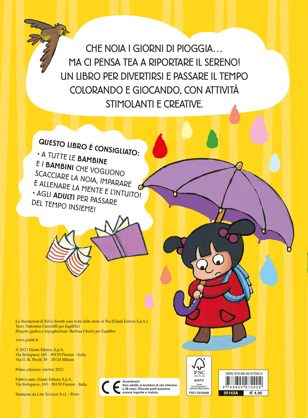 Tea. Colora e gioca nei giorni di pioggia