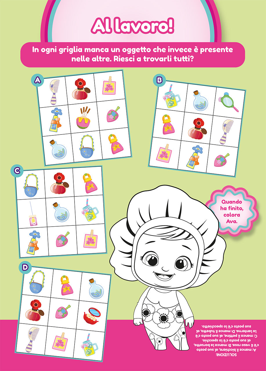 Cry Babies. Gioca & Colora. Fiori & Frutta