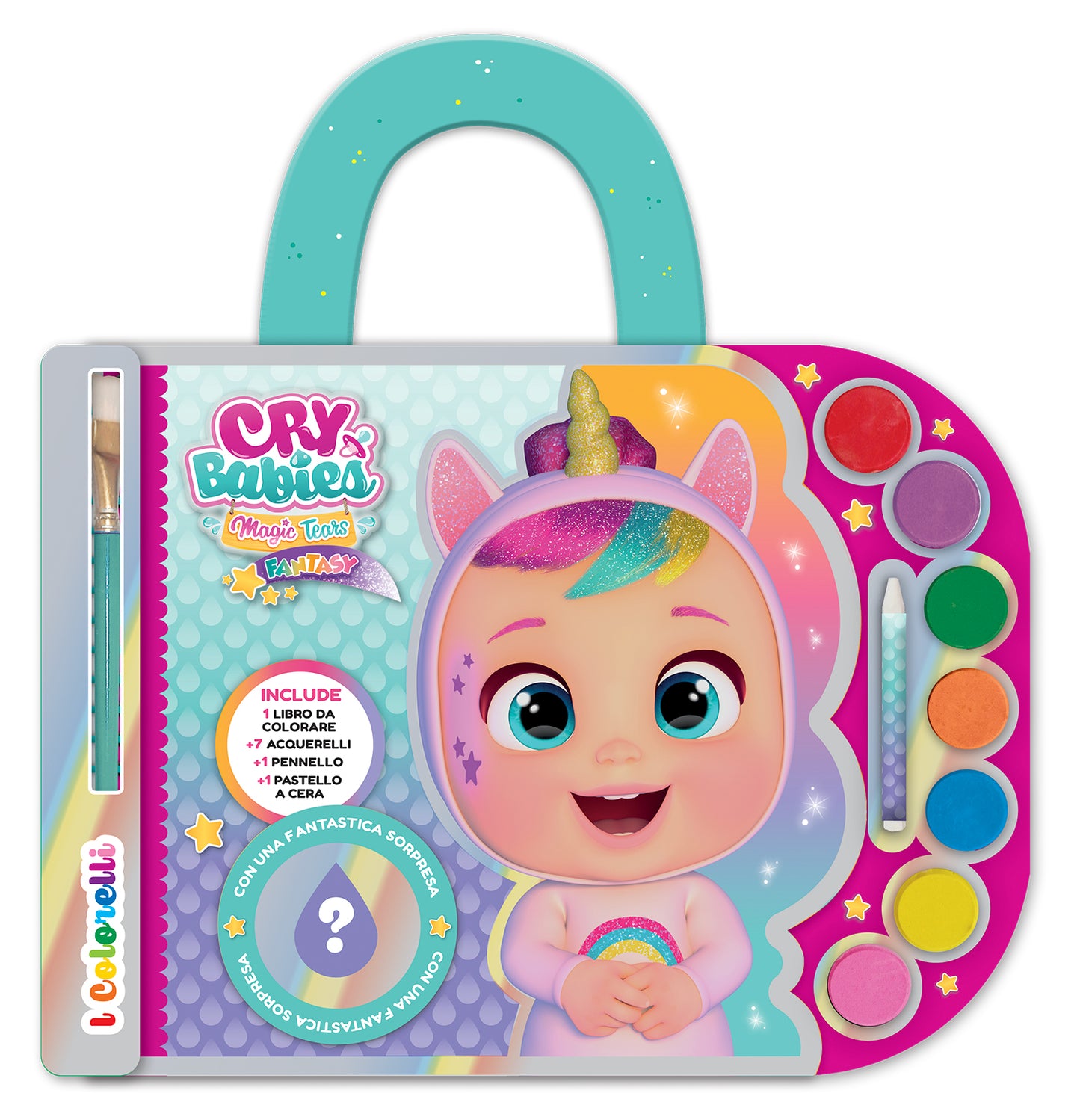 Cry Babies Fantasy. I colorelli. Valigetta con acquerelli