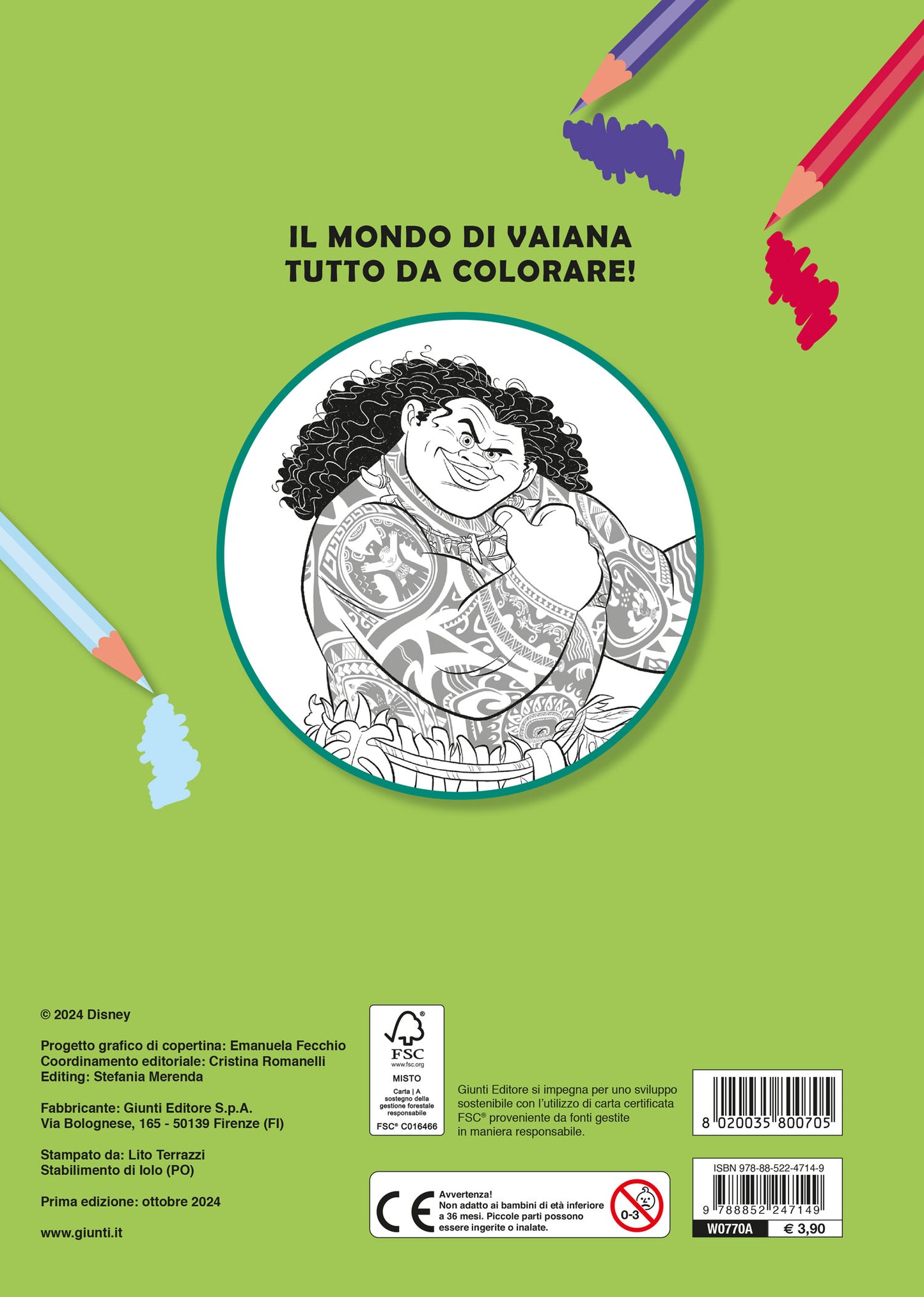 Oceania 2 Primo album da colorare. Verso l'orizzonte